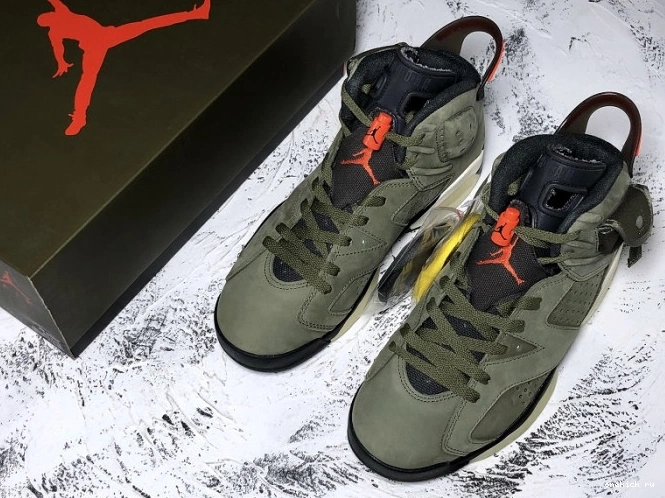 Chep Onekick CN1084-200 x 6 Travis Jordan Air Medium Scott Olive 0611